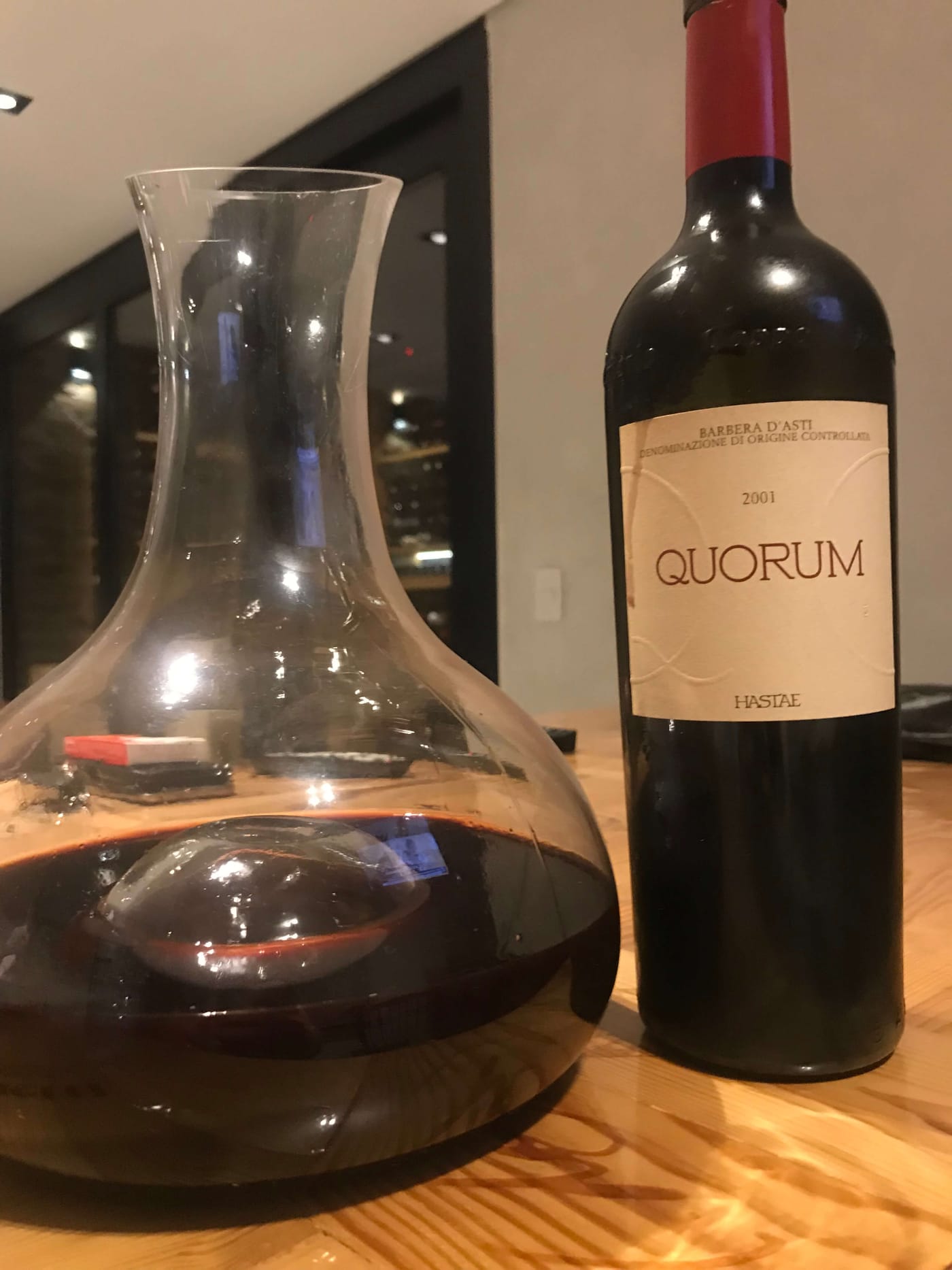 Quorum 2001, A Wine Made by Many Hands