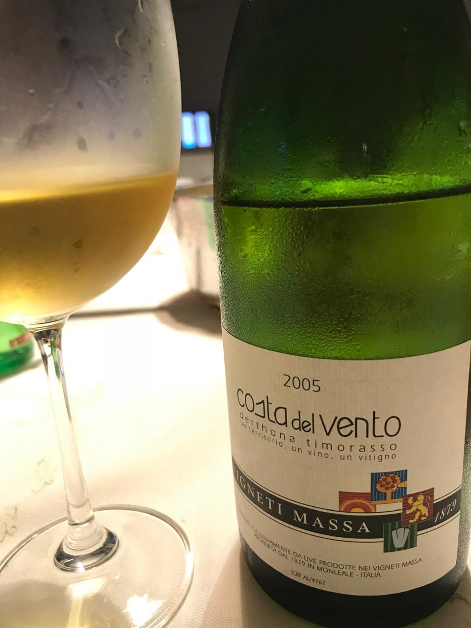 Costa del Vento 2005 and the Return of Timorasso
